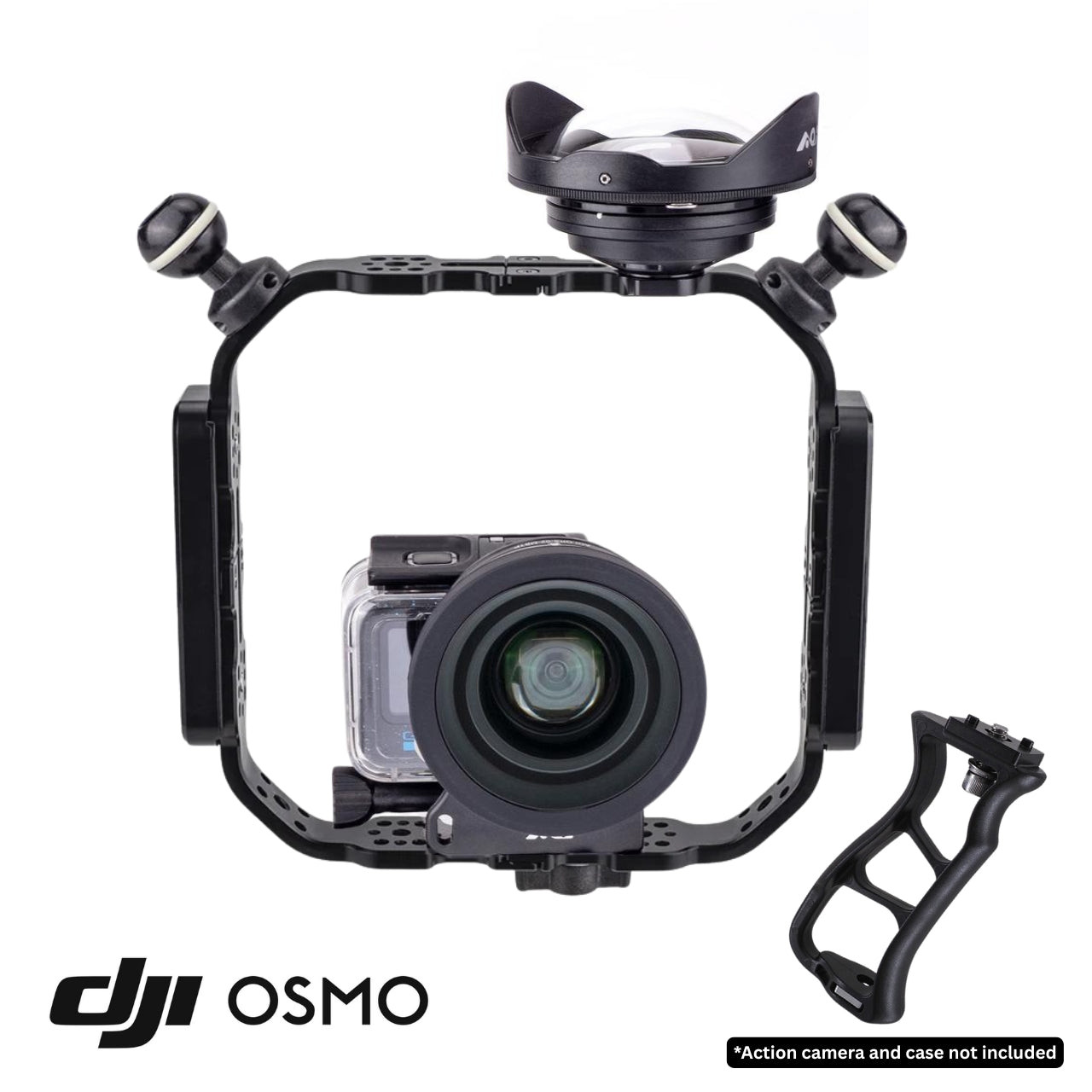 AOI Compact Tray Deluxe Wide Angle & Close-Up Lens DJI Osmo Travel Kit