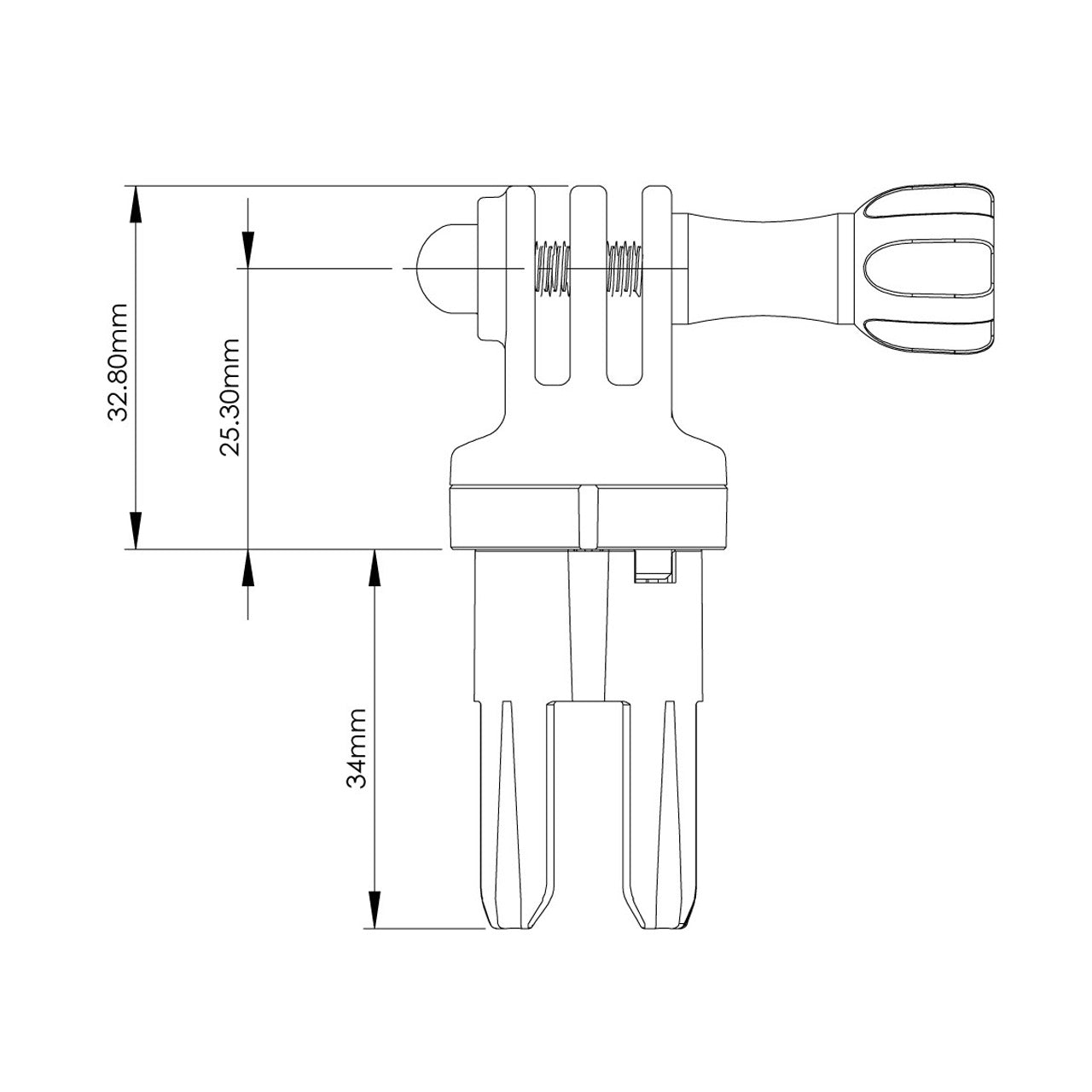 AOI Quick Release GoPro Mount