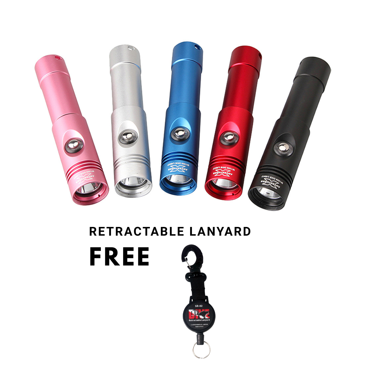 X-Adventurer M1500 Torch & Free Retractable Lanyard