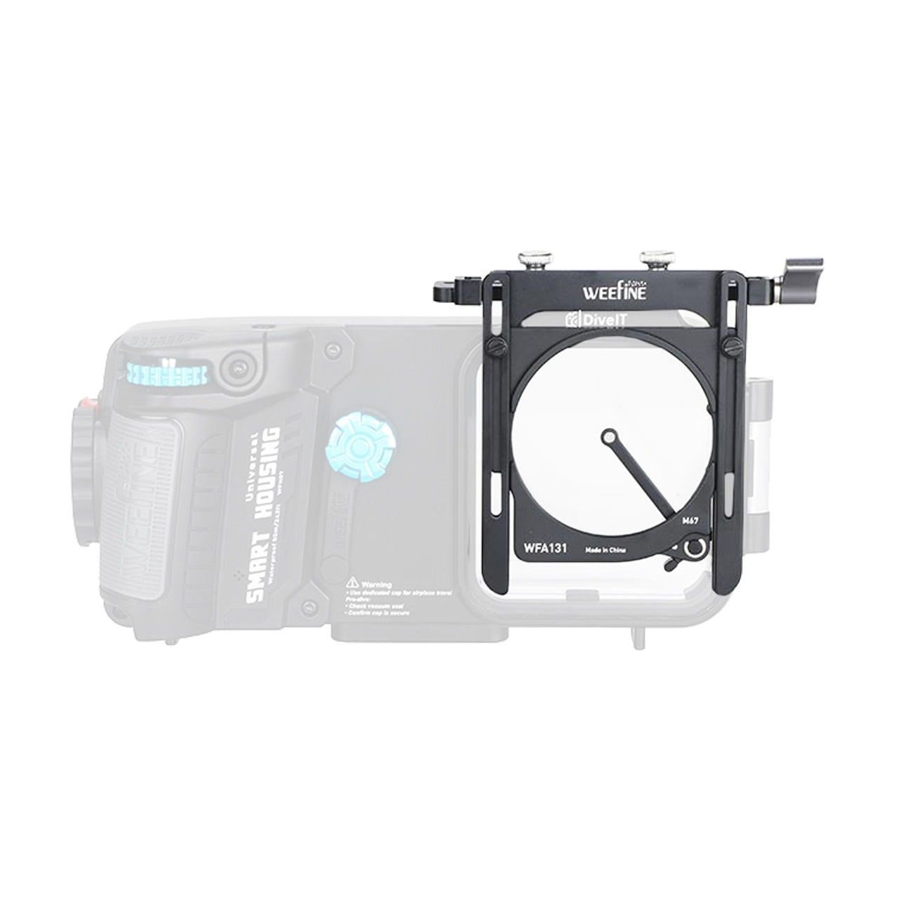 Weefine Flip Lens Holder for Smartphone Housing